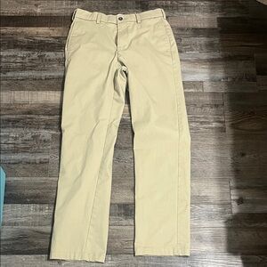 Men's George Khaki Pants Size 30x32 Cotton Poly Blend